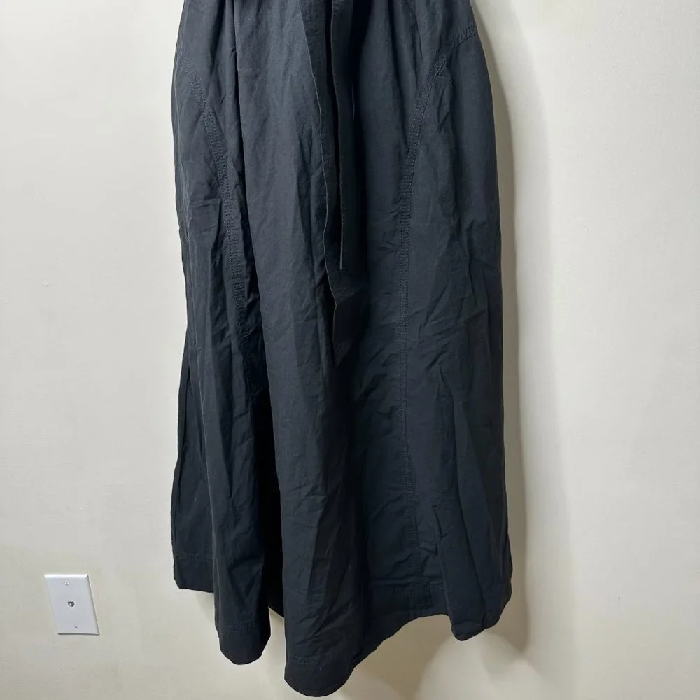 Madewell Brooke One Shoulder Ruffle Midi Dress Black Size 2 NEW - Picture 4 of 9